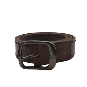 Frye Antiqued Leather Men’s Brown Belt Size 32 Mint